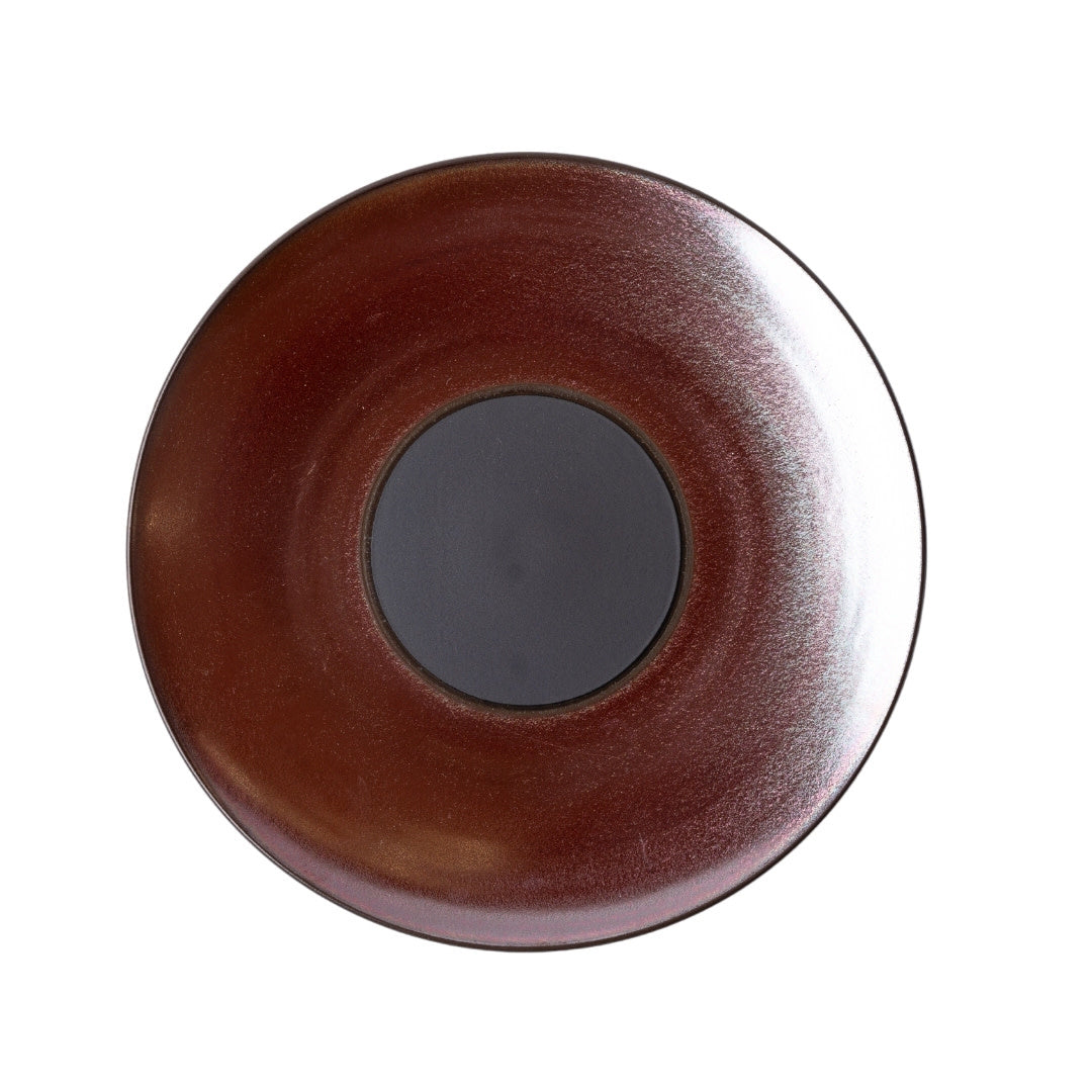 Platter 29 cm / Burnished Rainbow Glaze