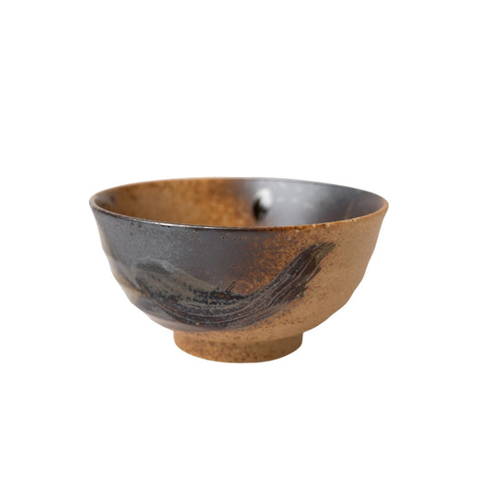 Fluted Udon Bowl 700 ml / Wabi Sabi Glaze / 17 cm