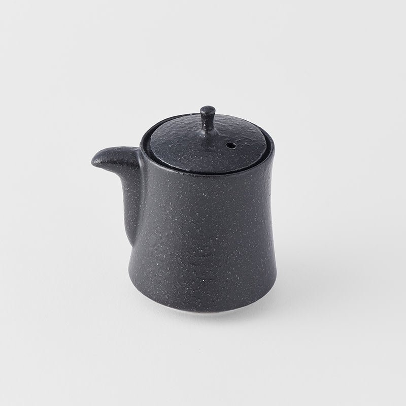 Soypot 6 cm, 180 ml / Matt Black Glaze