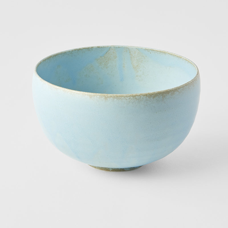 Large Round Bowl 15.5 cm, 800 ml / Soda Blue Glaze