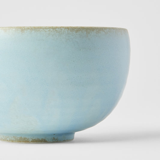 Large Round Bowl 15.5 cm, 800 ml / Soda Blue Glaze