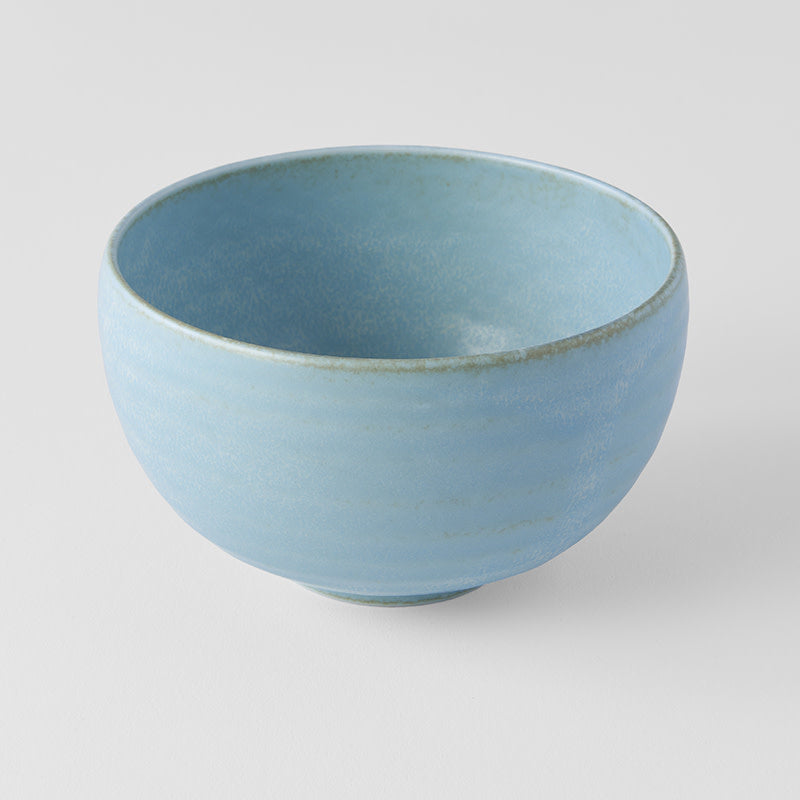 Medium Round Bowl 13 cm, 500 ml / Soda Blue Glaze