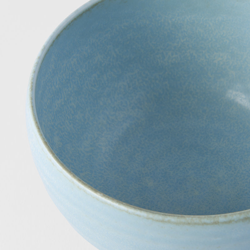 Medium Round Bowl 13 cm, 500 ml / Soda Blue Glaze