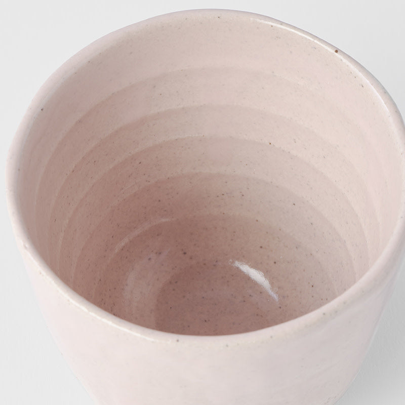 Lopsided Tea-mug Small 180 ml / Sakura Pink & Bisque