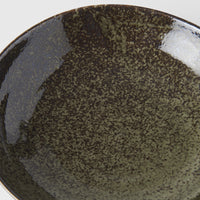 Organic Shallow Bowl 21 cm, 600 ml / Sage Green Glaze