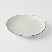 Dinner Plate Organic Shape 23cm Fleck Glaze