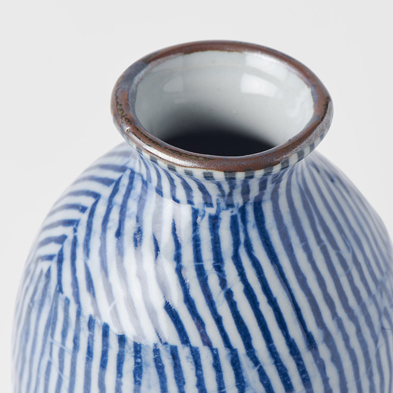 Sake Jug 8cm 300ml Wave Design