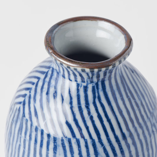 Sake Jug 8 cm, 300 ml / Wavy Line Glaze