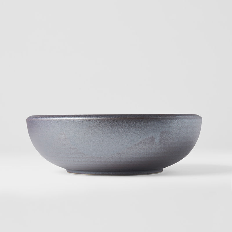 Thick Edge Bowl 24 cm, 1800 ml / Copper Glaze