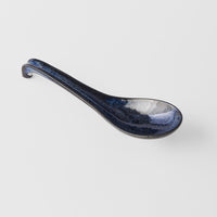 Spoon Ramen 17.5cm Kanso Indigo Blue Glaze