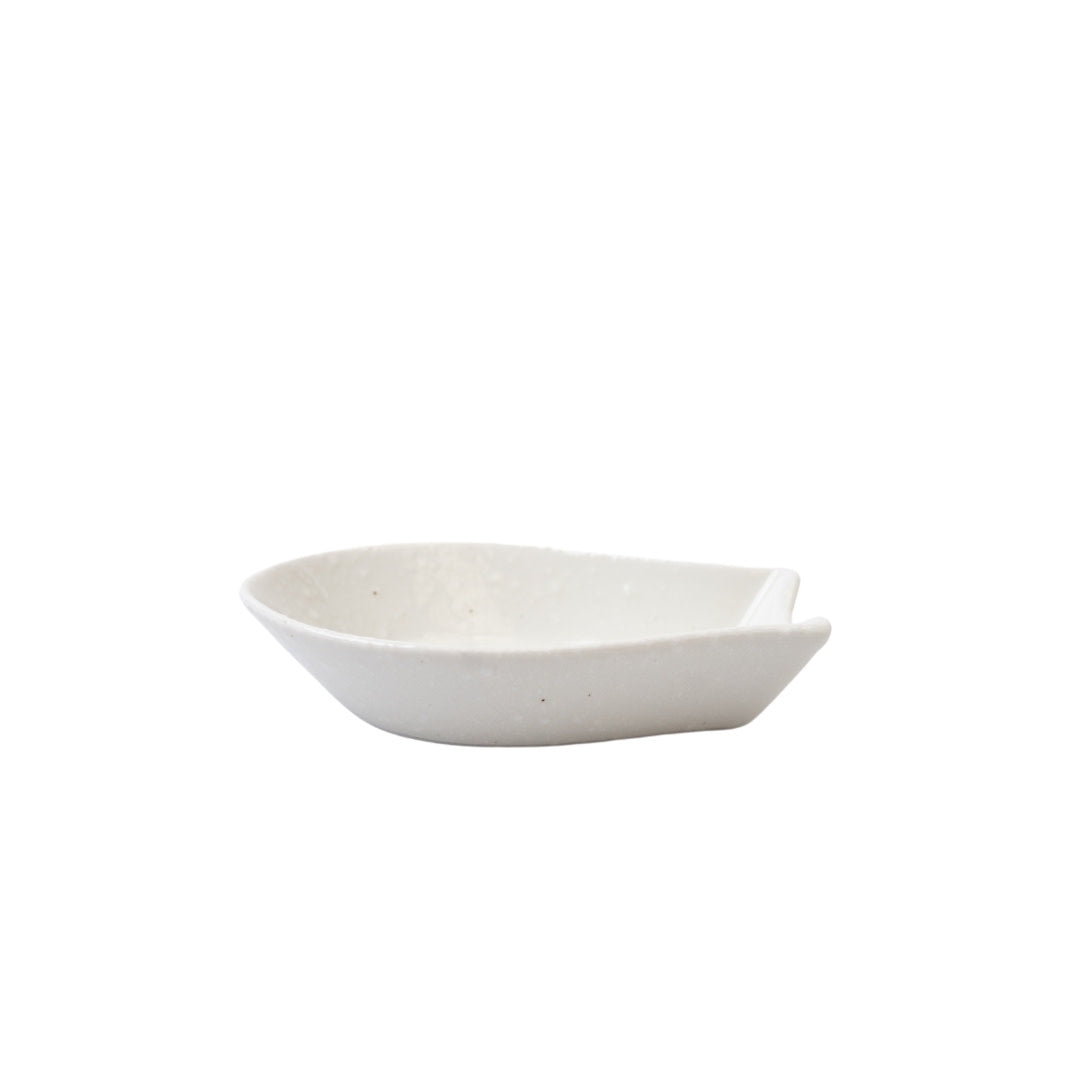 Spoon Rest Small / Soft White Glaze