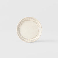 Sauce Dish 9cm Ridged Alabaster Glaze
