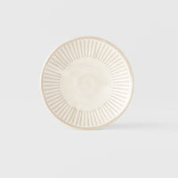 Sauce Dish Large 12cm Ridged Alabaster Glaze