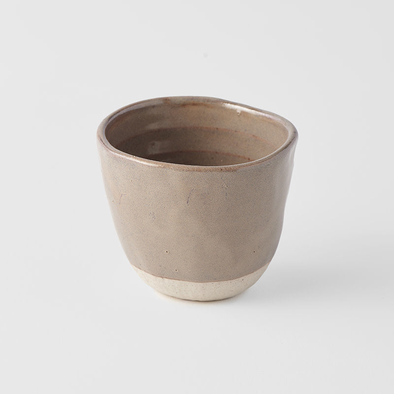 Lopsided Tea-mug 200 ml / Mushroom Glaze