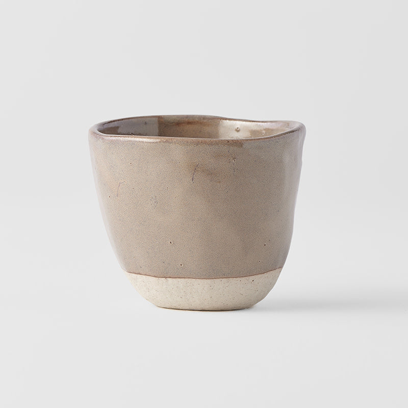 Lopsided Tea-mug 200 ml / Mushroom Glaze