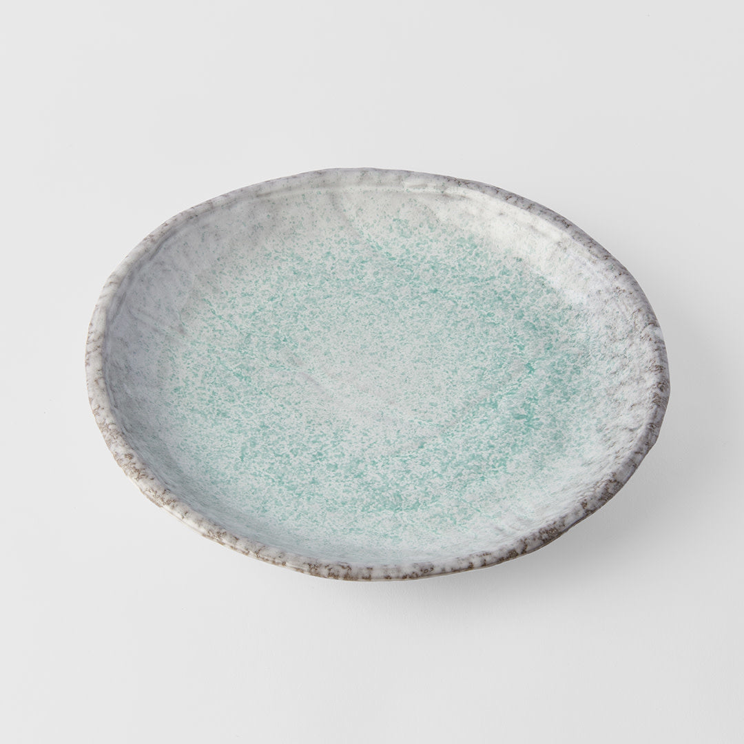 Serving Plate 27 cm / Aqua Splash Glaze