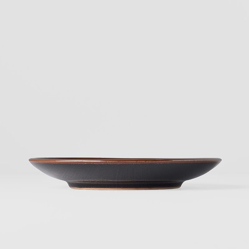 Tenmokku Side Plate 19.5 cm