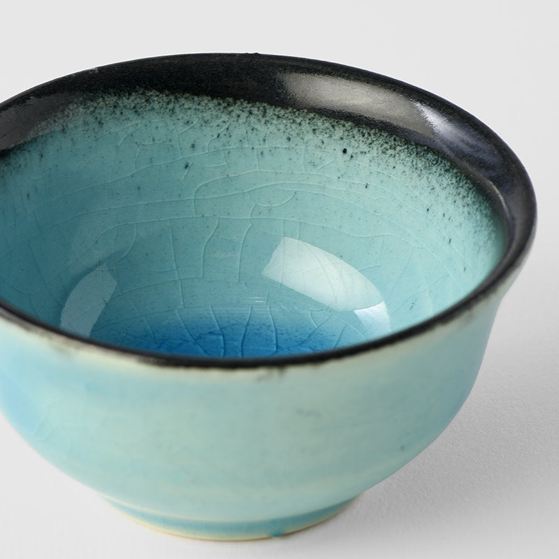 Sake Cup 5.3 cm, 30 ml / Ink & Turquoise