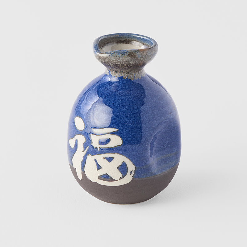 Sake Jug / Indigo Blue Glaze