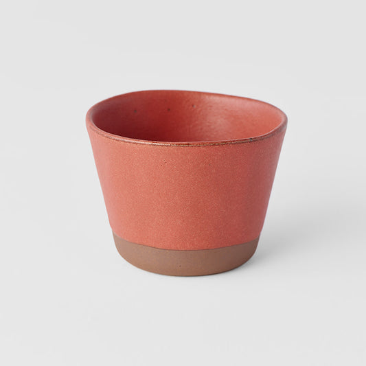 Cup 140 ml / Coral Pink Glaze