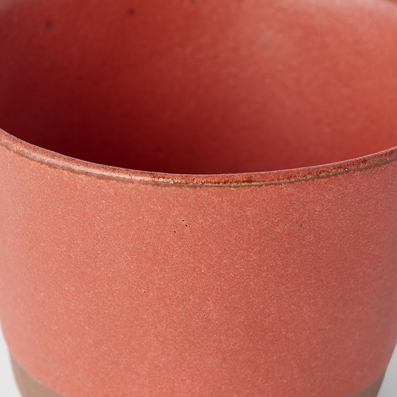 Cup 140 ml / Coral Pink Glaze