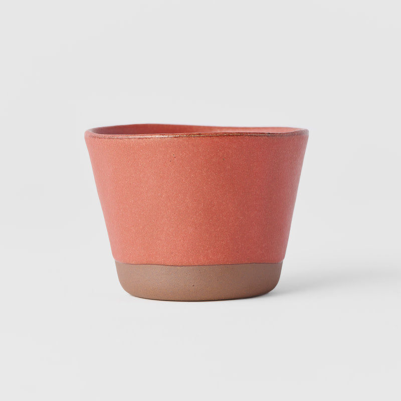 Cup 140 ml / Coral Pink Glaze