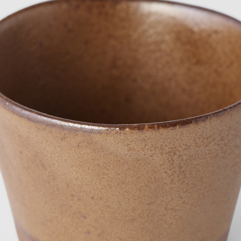 Cup 140 ml / Chestnut Brown Glaze