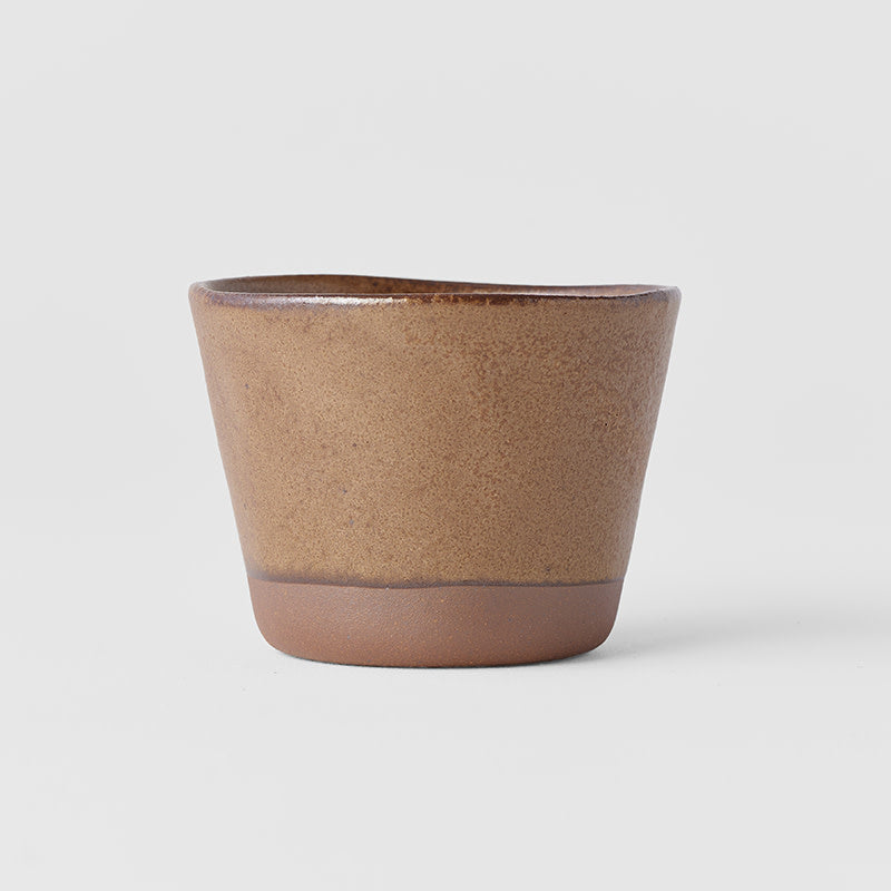 Cup 140 ml / Chestnut Brown Glaze