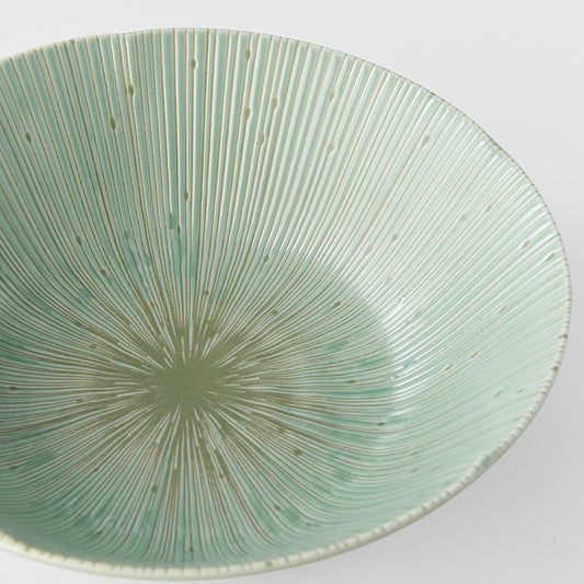 Bowl 21 cm, 800 ml / Tsubaki Green Glaze