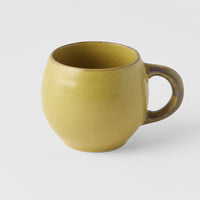 Maru Coffee Cup 9 cm, 300 ml / Mustard Yellow Glaze