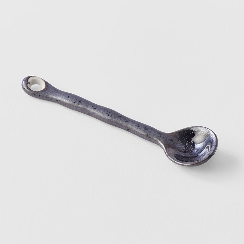 Black Speckle Spoon 12 cm