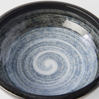 Open Shallow Bowl 20.3 cm, 600 ml / Blue Cloud Glaze