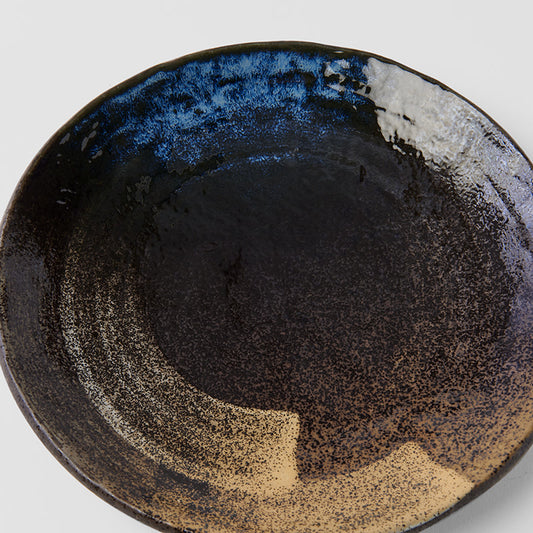 Dinner Plate 24 cm / Gold Brushstroke Glaze