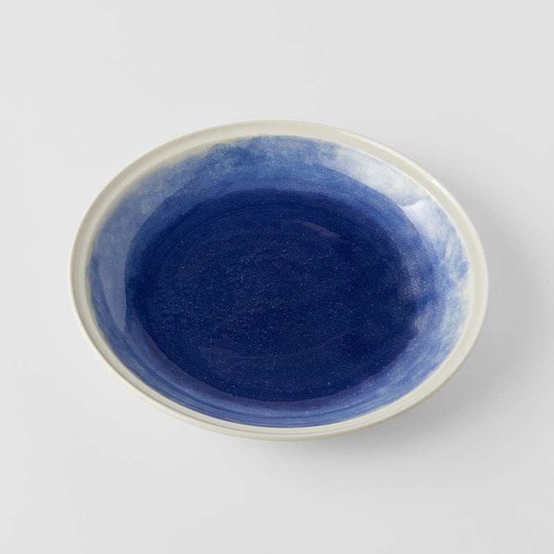 Shallow Bowl 24.3 cm, 400 ml / Ocean Blue Glaze