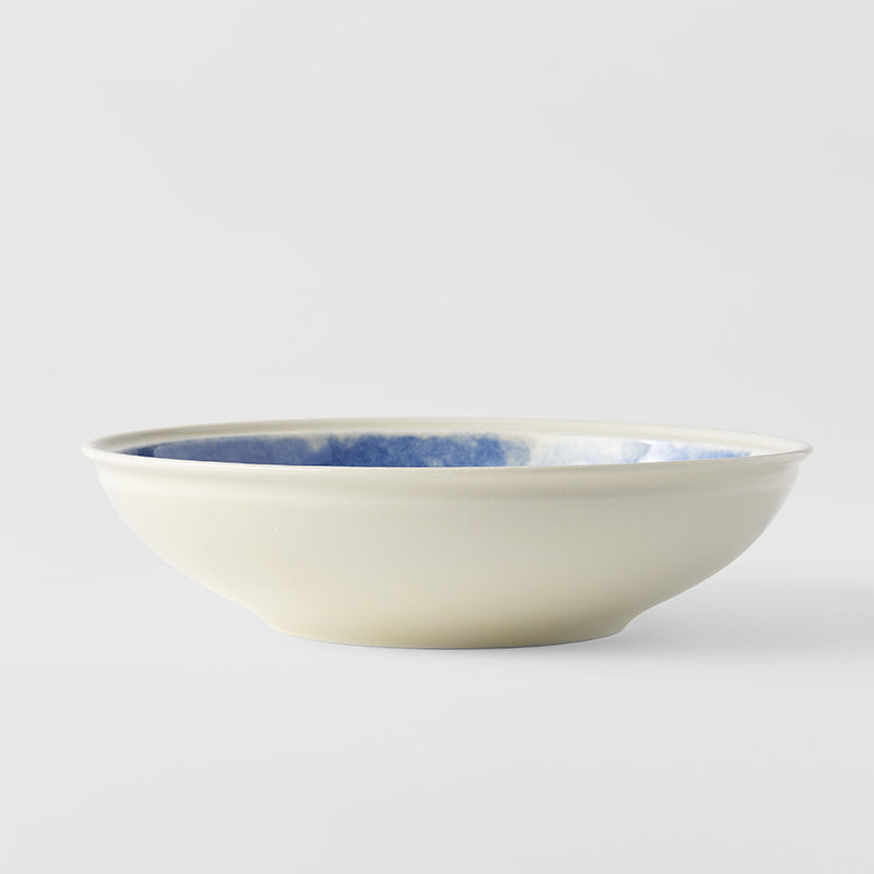 Shallow Bowl 21 cm, 600 ml / Ocean Blue Glaze