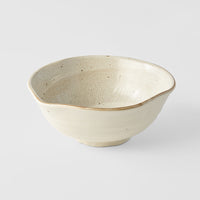 Organic Bowl 18 cm, 500 ml / Spiral Sand Glaze