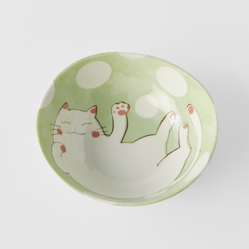 Small Bowl 14 cm, 200 ml / Playful Cat Design