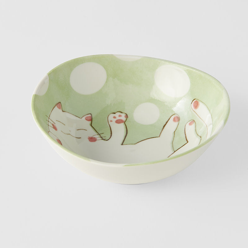 Small Bowl 14 cm, 200 ml / Playful Cat Design