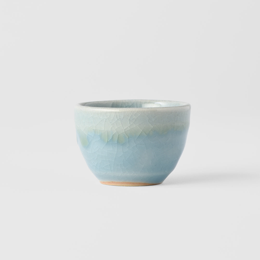 Sake Cup 4.3 cm, 40 ml / Crazed Blue Glaze