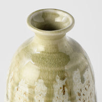 Sake Jug 8 cm, 280 ml / Light Green Drip Glaze