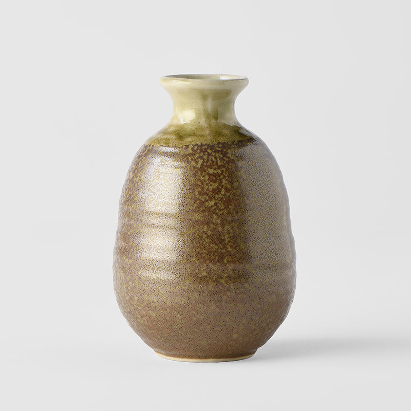 Sake Jug 8 cm, 280 ml / Light Brown Glaze