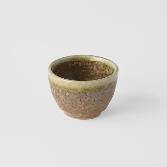 Sake Cup 40ml Light Brown Glaze