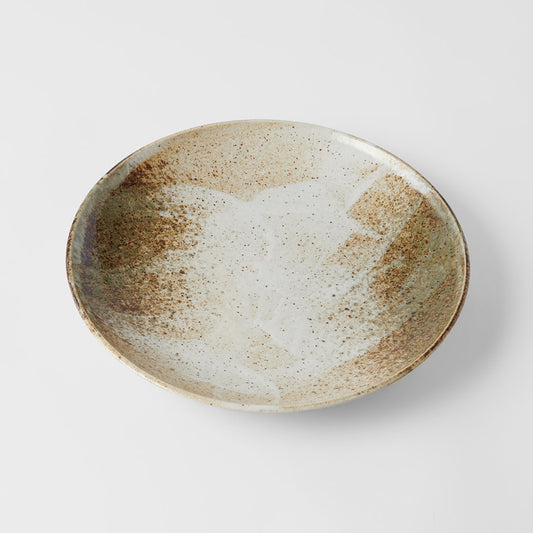 (B-GRADE) Dinner Plate Large 28.5cm Snow Bamboo Glaze