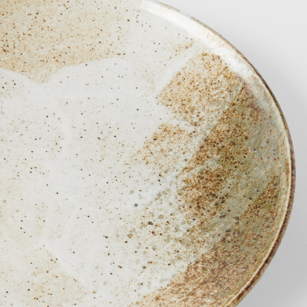 Large Dinner Plate 28.5 cm / Speckled Moss Glaze