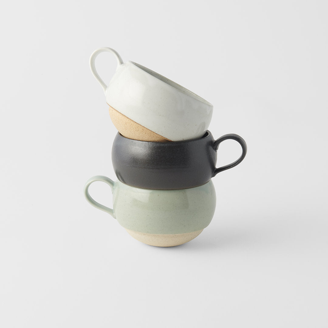 White Sphere Mug with Handle 300 ml