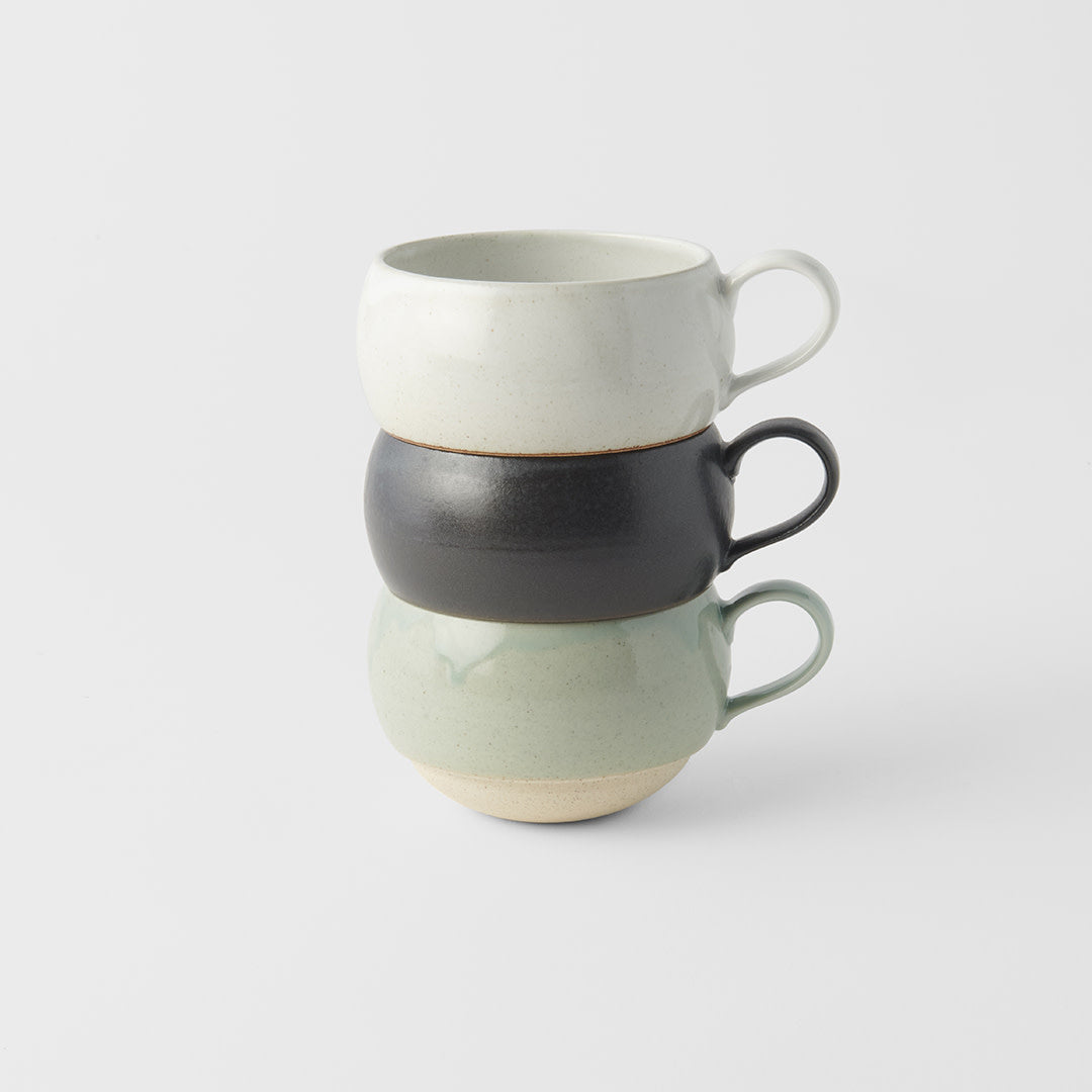 Black Sphere Mug with Handle 300 ml