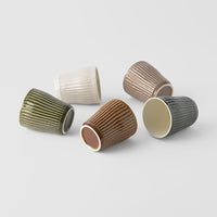 Cup Set 5pcs Autumn Glazes