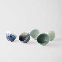 Gift Set Five Bowls 250 ml / Seascape Glazes