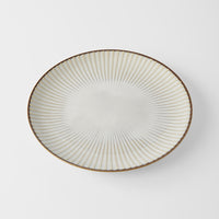 Dinner Plate 23.5cm White Sendan Glaze