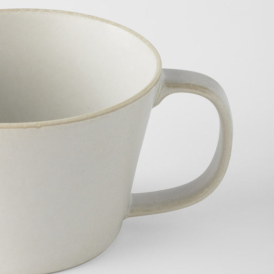 Large Mug 12 cm, 480ml  / Eggshell White Glaze